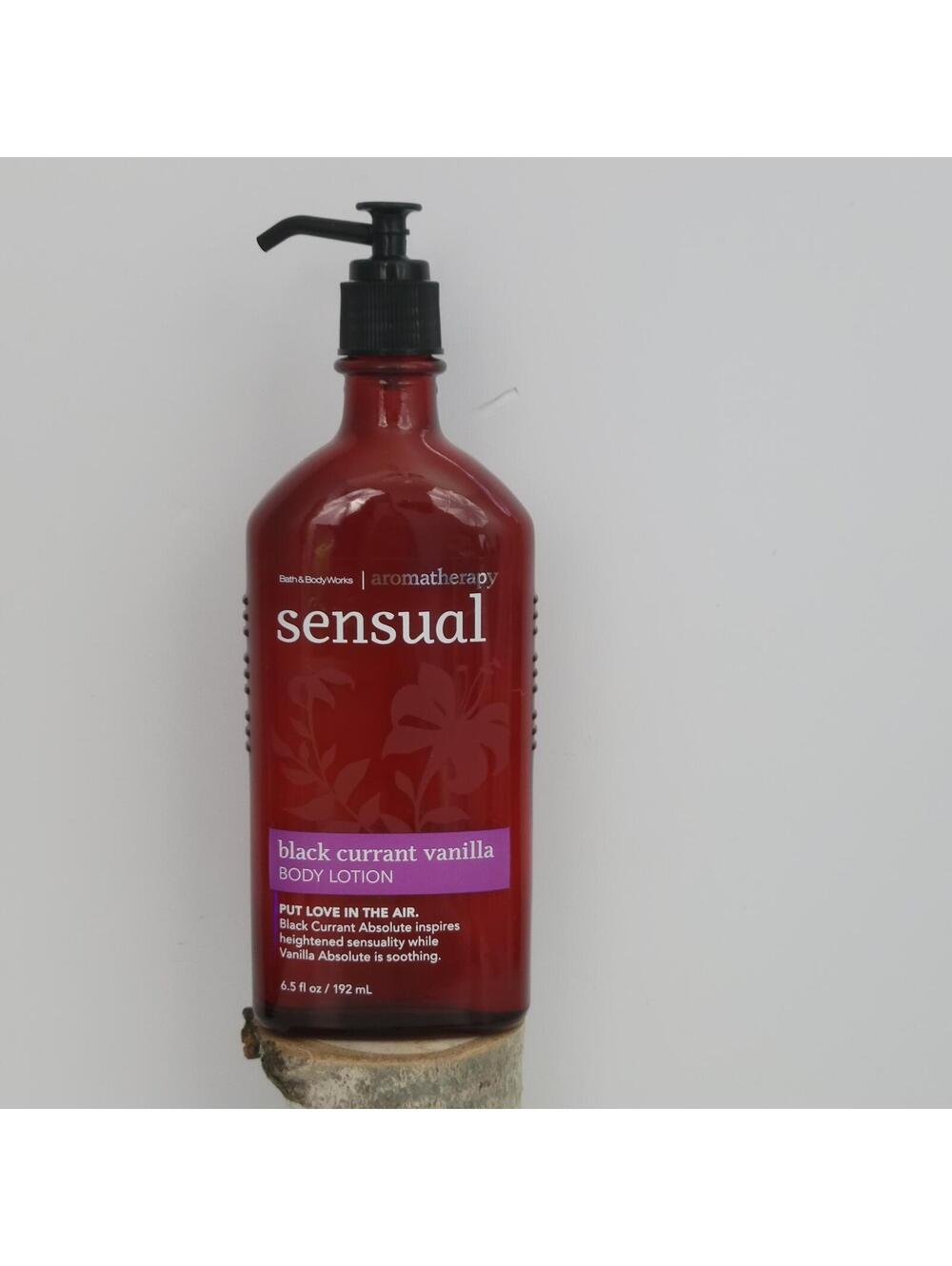Aromatherapy Sensual Black Currant Vanilla Body Lotion 6.5 fl oz BBW
